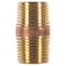 Homeplus+ ATC 1/2 in. MPT X 1/2 in. D MPT Yellow Brass Nipple 1-1/2 in. L 6JC126300201038 - alternate 1